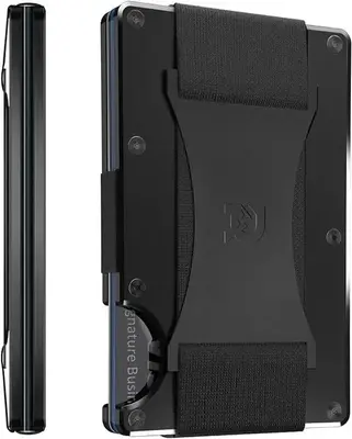 Wallet For Men, Slim Wallet For Men - Thin as a Rail, Minimalist Aesthetics, Holds up to 12 Cards, RFID Safe, Blocks Chip Rea...