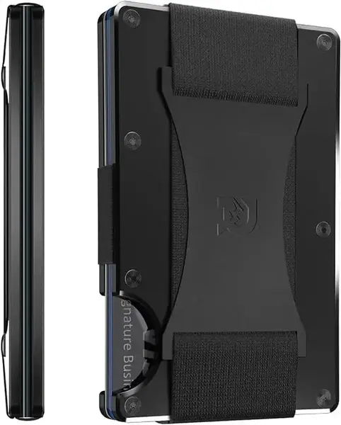 Wallet For Men, Slim Wallet For Men - Thin as a Rail, Minimalist Aesthetics, Holds up to 12 Cards, RFID Safe, Blocks Chip Rea...