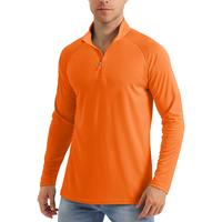 MAGCOMSEN Men's 1/4 Zip Shirt UPF 50+ Quick Dry Lightweight Long Sleeve for Hiking Running Rashguard Outdoor Sports Clothing ...