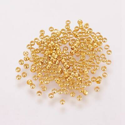 Brass Crimp Beads