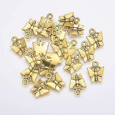 Tibetan Style Alloy Charms Pendants