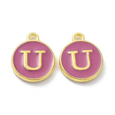 Golden Plated Alloy Enamel Charms