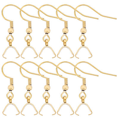 50Pcs Ion Plating(IP) 304 Stainless Steel Hooks