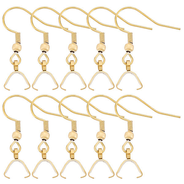 50Pcs Ion Plating(IP) 304 Stainless Steel Hooks