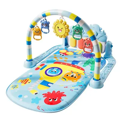 Baby Play Mat with Music Pedal Piano & Moon Night Light, Interactive Game Mat, Fun & Educational Gym Toy for Teens, Perfect G...
