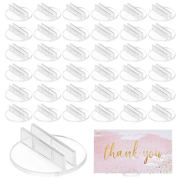 Transparent Plastic Card Holder