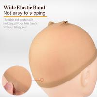 Bling Hair 2 Pcs Wig Cap For Lace Front Wig, Invisible Stocking Caps Sheer Wig Cap, Transparent Wig Cap For Women
