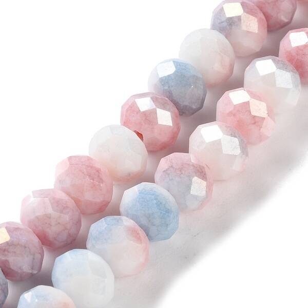 Electroplate Handmade Lampwork Beads Strands