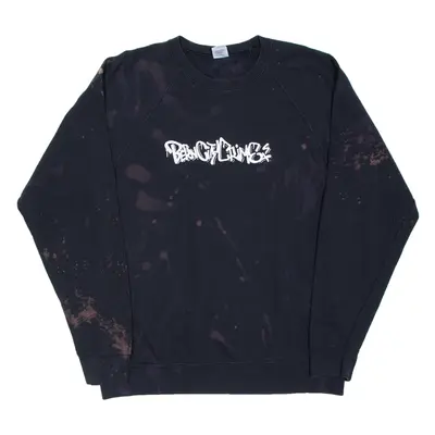FRUIT OF THE LOOM Mens Sweatshirt Black XL