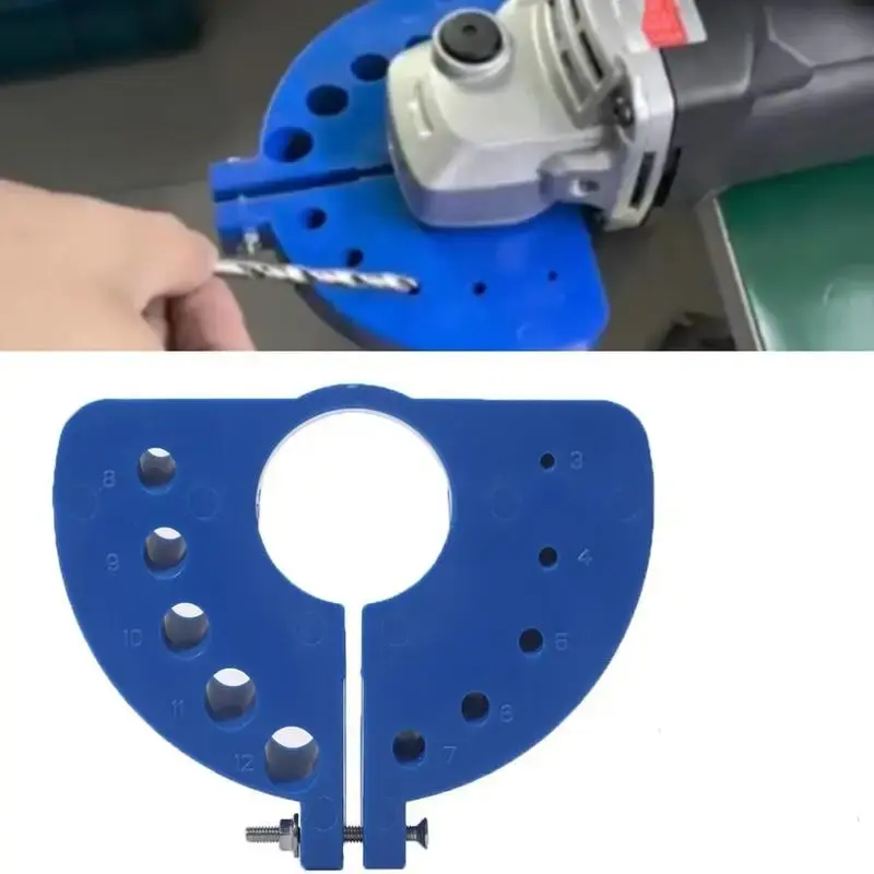 New Drill Bit Sharpener - Drill Bit Grinding Attachment, Drill Bit Sharpener for All Bits, Angle Grinder Drill Bit Sharpener,...