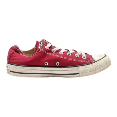 CONVERSE Chuck Taylor All Star Low Top Trainers Maroon Canvas Womens UK 5.5