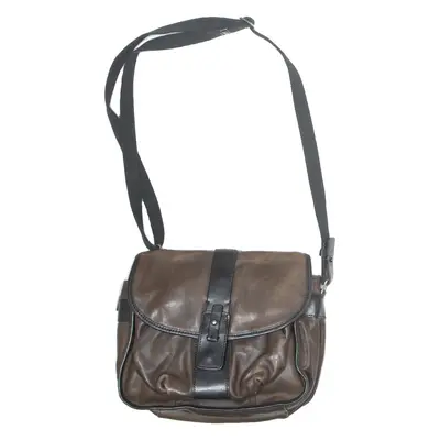POLLINI Womens Crossbody Bag Brown Leather