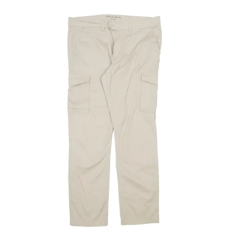 CHARLES VOGELE Cargo Trousers Beige Regular Tapered Womens W36 L32
