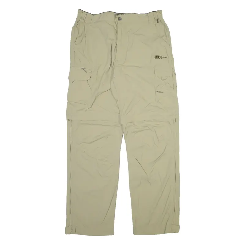 SALEWA Detachable Legs Mens Trousers Beige Regular Straight W32 L32