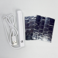 Blilido Press On Nails Reusable Fake Nails Accessories Kit -  Plug-in UV Lamp & UV Sticky Tabs with Chipping for 14 Days
