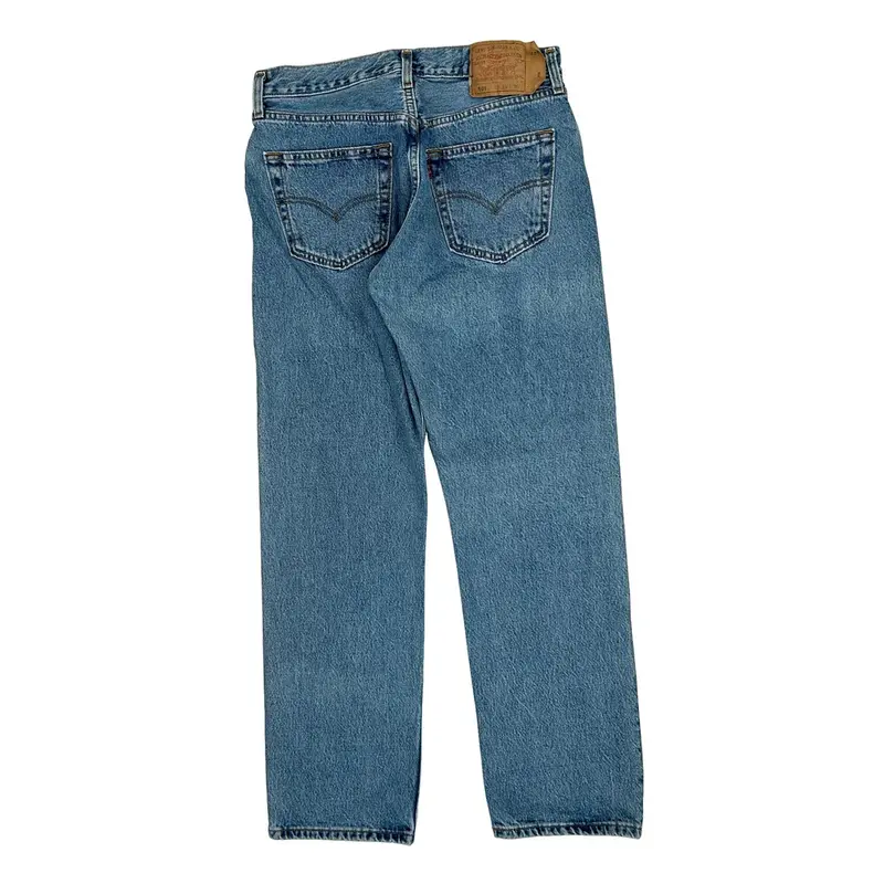501 Levis Jeans - 30W 29L Blue Cotton