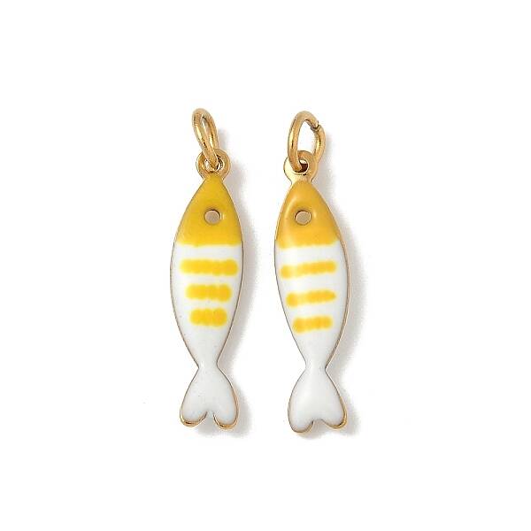 304 Stainless Steel Enamel Pendants