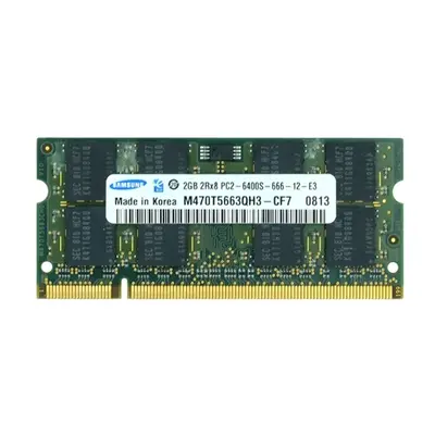M470T5663QH3-CF7 Samsung 2GB DDR2-800MHz SODIMM 2Rx8 CL6 Memory