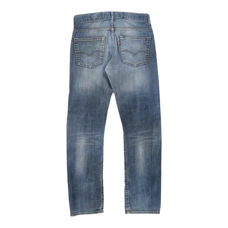 511 Levis Slim Jeans - 30W UK 10 Blue Cotton