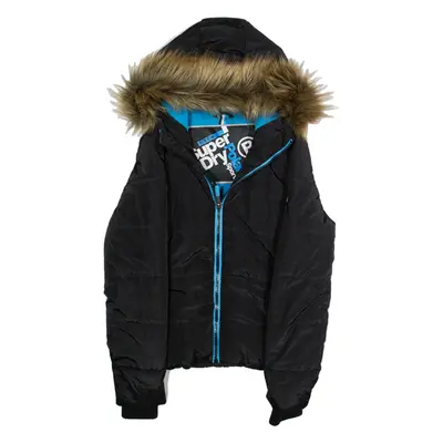 SUPERDRY Mens Parka Coat Black Hooded M