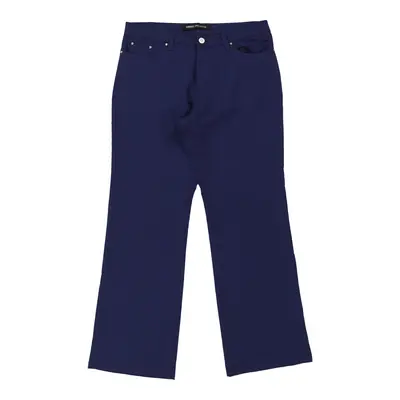Versace Jeans Couture Trousers - 34W UK 14 Blue Polyester Blend