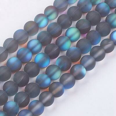 Synthetic Moonstone Beads Strands