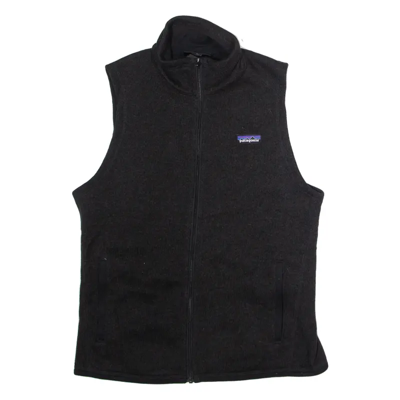 PATAGONIA Womens Fleece Gilet Grey Knit M