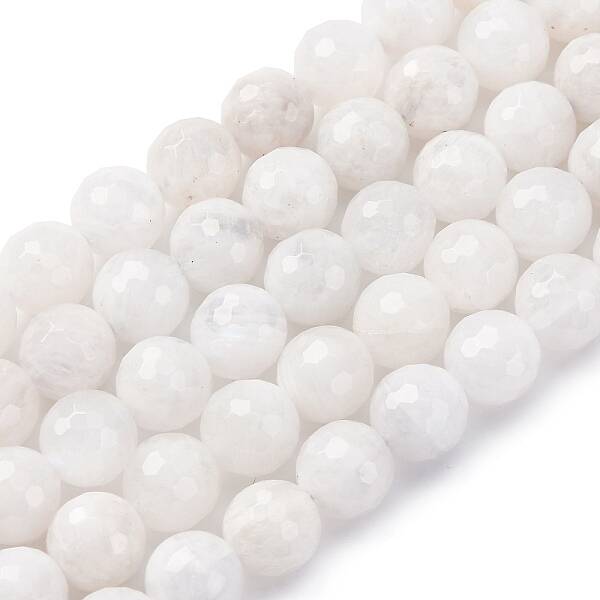 Natural Rainbow Moonstone Beads Strands