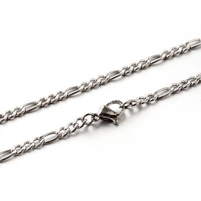Tarnish Resistant 304 Stainless Steel Figaro Chain Necklaces
