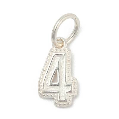 Number Series 925 Sterling Silver Charms
