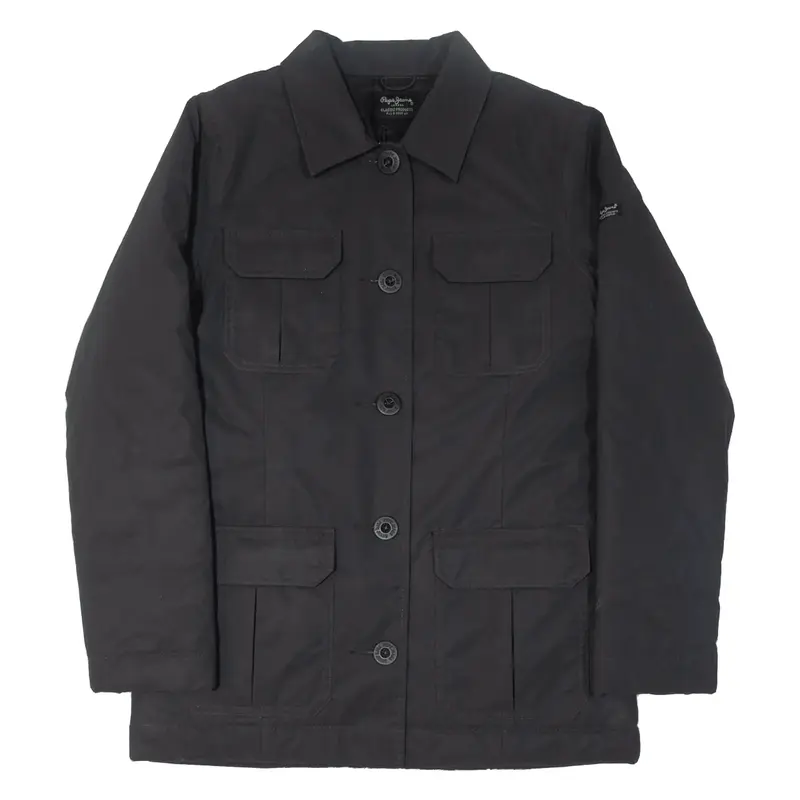 PEPE JEANS Insulated Trooper Womens Chore Jacket Black S