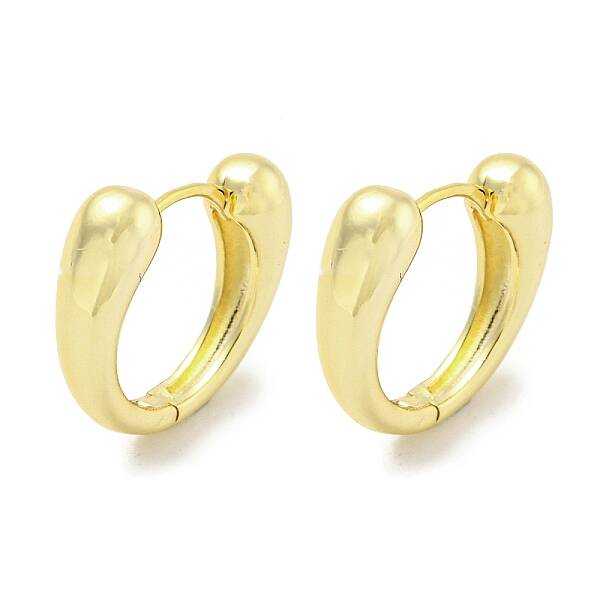 Brass Hoop Earrings