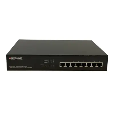 560856 Intellinet 8-Ports Gigabit Ethernet PoE+ Network Switch