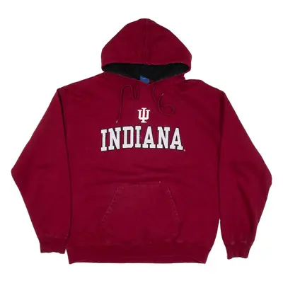 OLD VARSITY BRAND Indiana Mens Maroon Hoodie USA XL