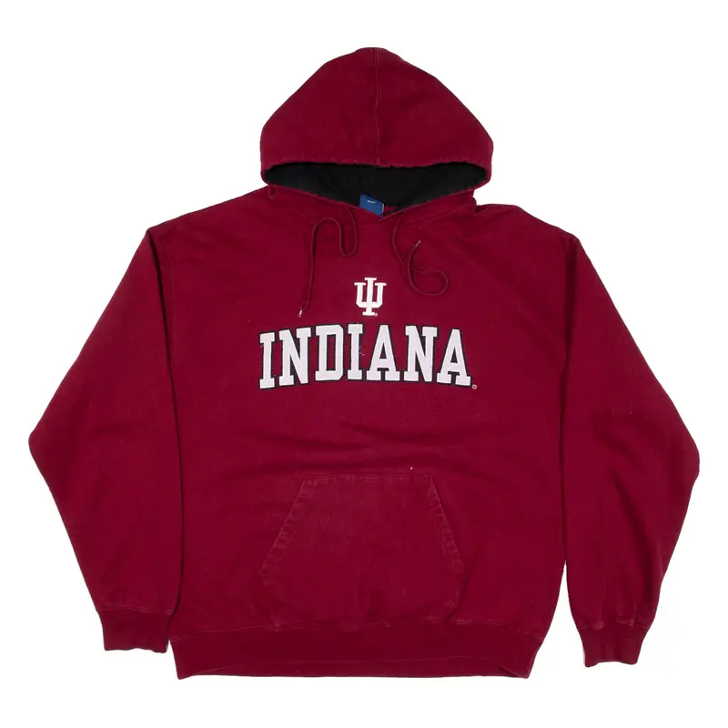 OLD VARSITY BRAND Indiana Mens Maroon Hoodie USA XL