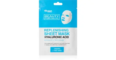 Beauty Formulas Hyaluronic Acid Nourishing Face Mask In Fabric 1 Pc