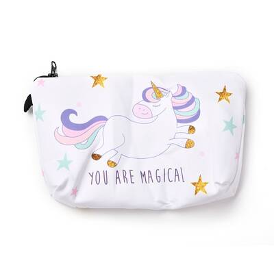 Polyester Tarp Zip Cosmetic Pouches
