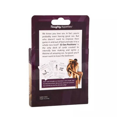 53 Sex Positions Card Game