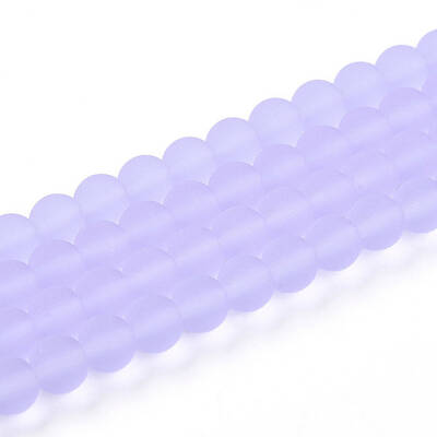 Transparent Glass Beads Strands