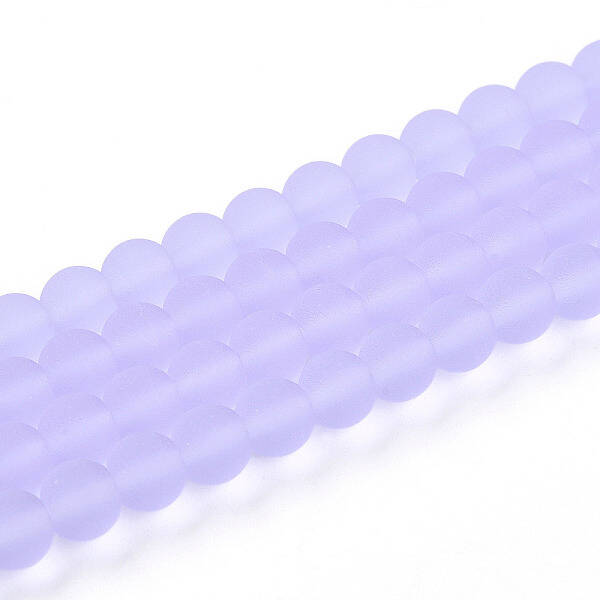 Transparent Glass Beads Strands
