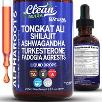 Organic Tongkat Ali Shilajit Ashwagandha Fadogia Agrestis Boron Sea Moss Zinc Cordyceps Maca Root Supplement Vitamin Blend Di...