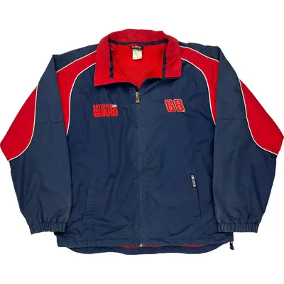 NASCAR National Guard Jacket - XL - Navy Nylon