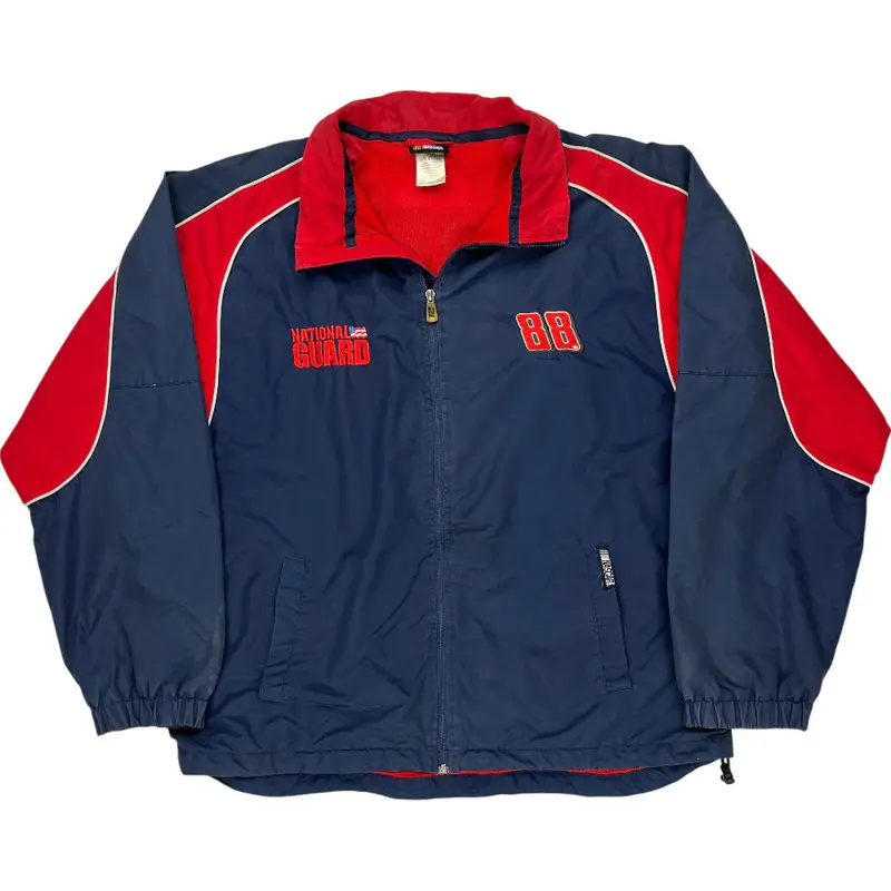 NASCAR National Guard Jacket - XL - Navy Nylon