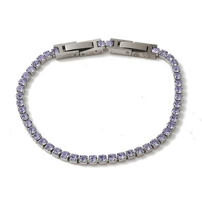 304 Stainless Steel Rhinestone Cup Chain Bracelets