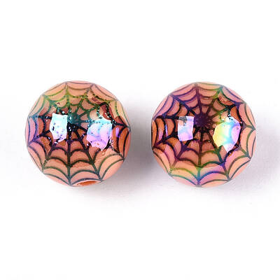 UV Plating Opaque Acrylic Beads