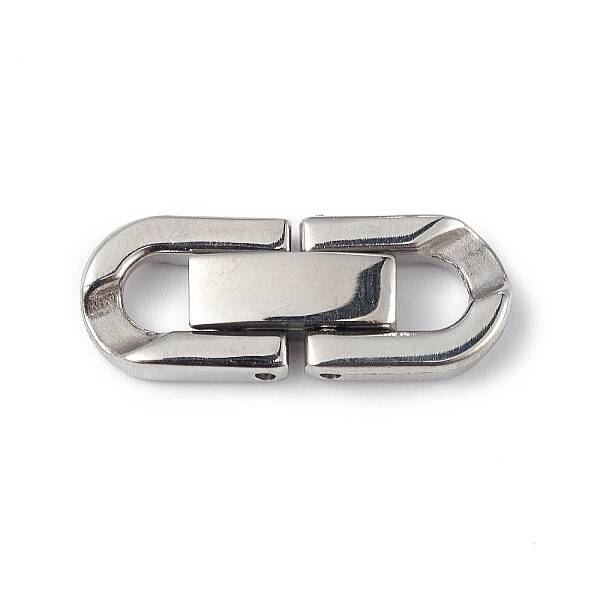 Non-Tarnish 304 Stainless Steel Fold Over Clasps