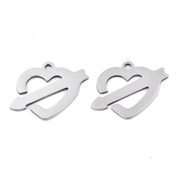 Non-Tarnish Valentine's Day 201 Stainless Steel Pendants