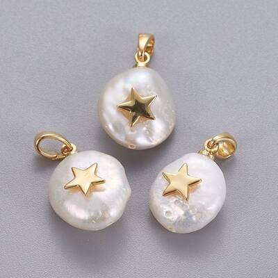 Natural Cultured Freshwater Pearl Pendants