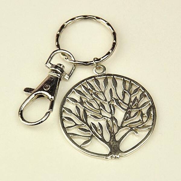 Tibetan Style Tree of life Keychain