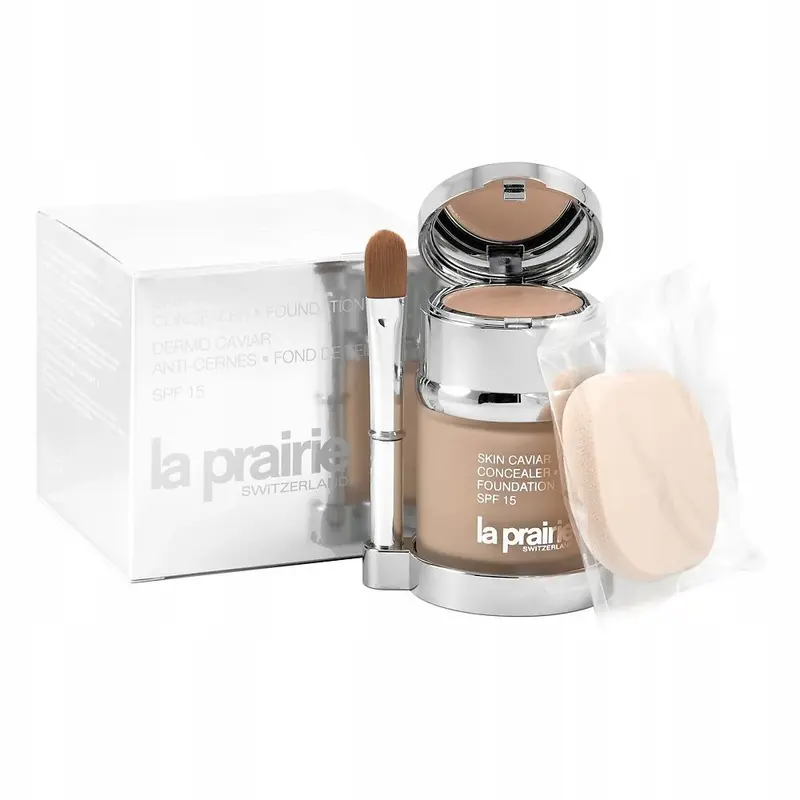 La prairie Luxurious Liquid Makeup with Concealer SPF 15 (Skin Caviar Foundation) 30 ml + 2 g - Shade: Honybeige